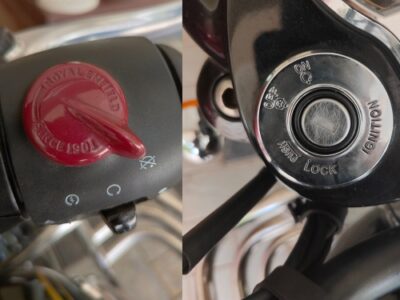 Motorcycle kill switch and key switch