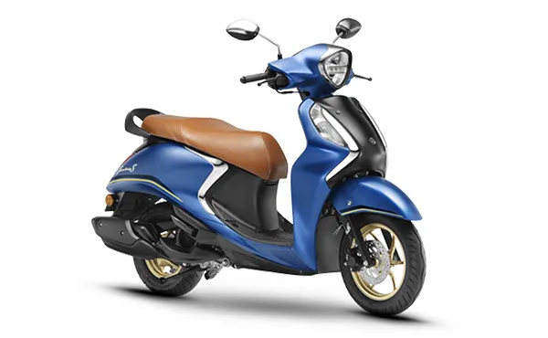 yamaha fascino 125 with dark matte blue-spl