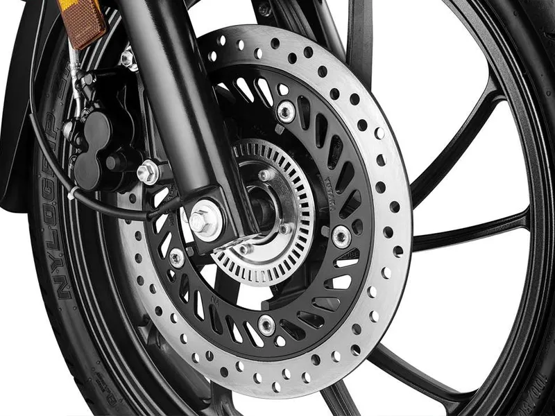 Cross Drilled Rotor disk in bike is type of motorcycle/bike disc brakes