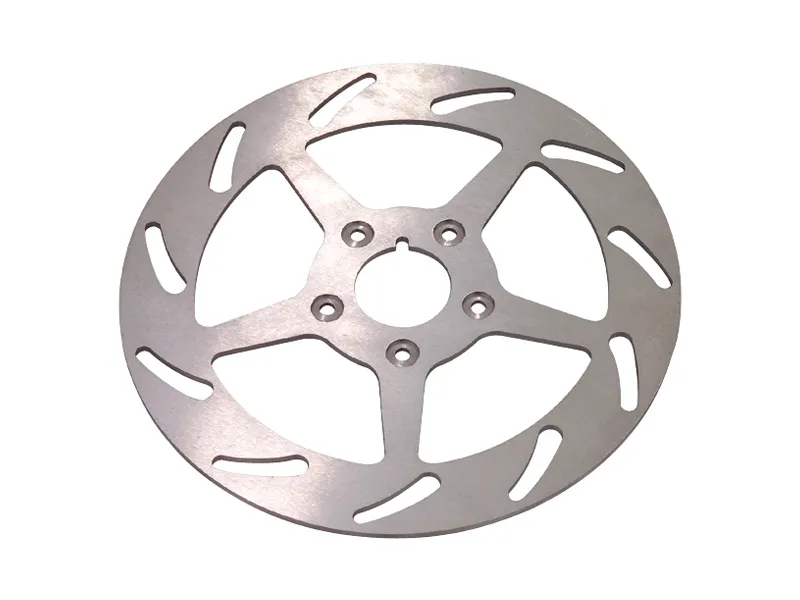 Cross Slotted Rotor disk in bike is a type of motorcycle/bike disc brakes 